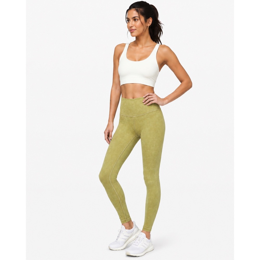 Lululemon Wunder Under High-Rise Tight 25" Snow Washed Grape Leaf Size 6 Yoga‎